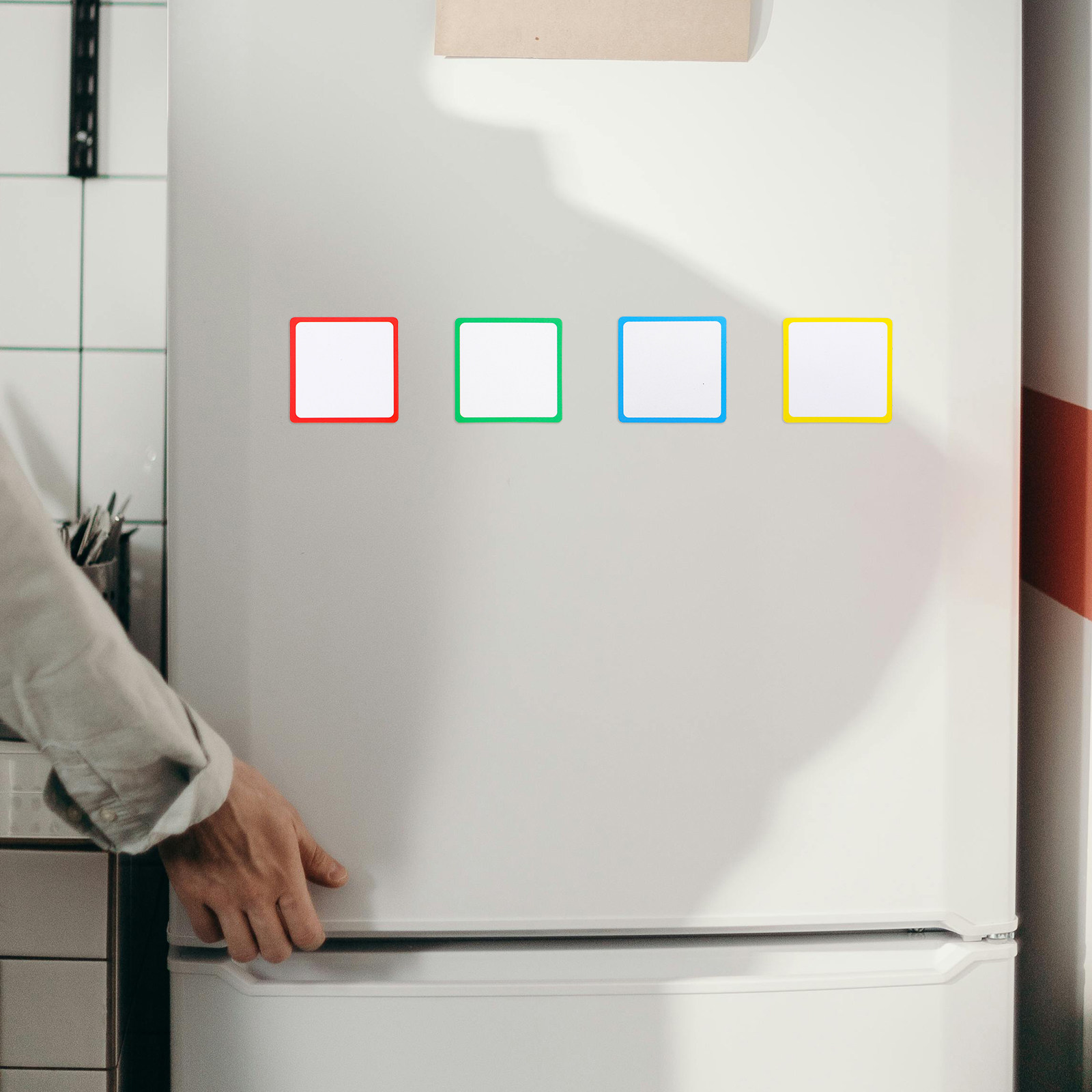 File Cabinet - 16Pcs Magnetic Dry Erase Labels Square