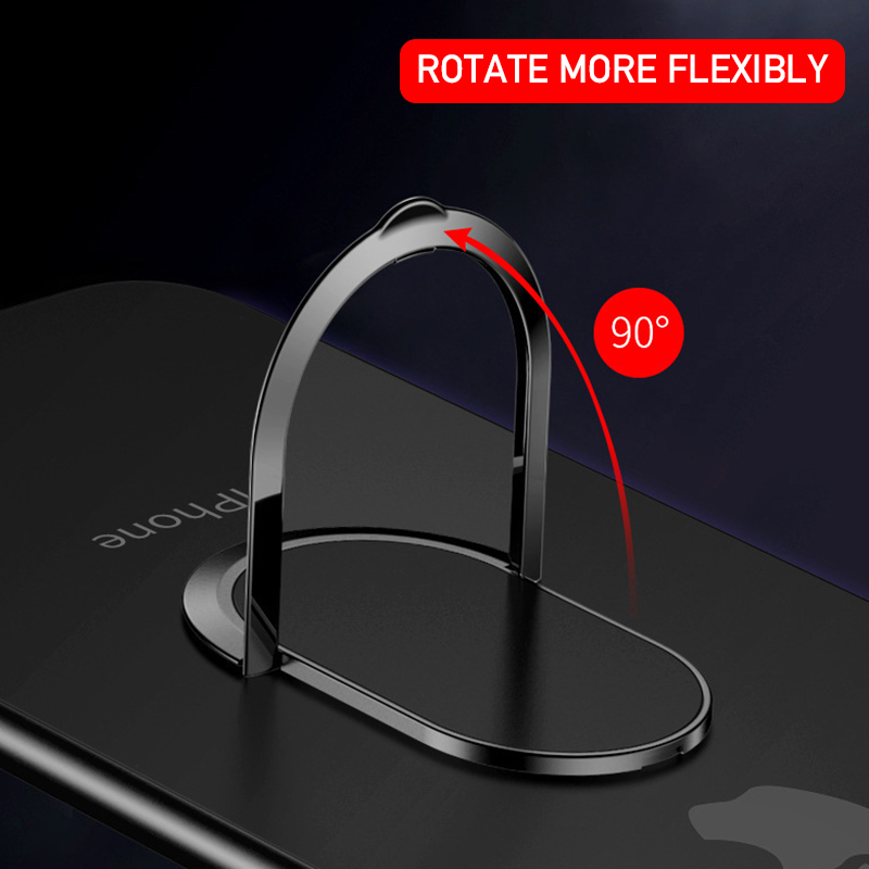 Mobile Pedestal Cabinet - Universal Finger Ring Holder Magnetic Phone