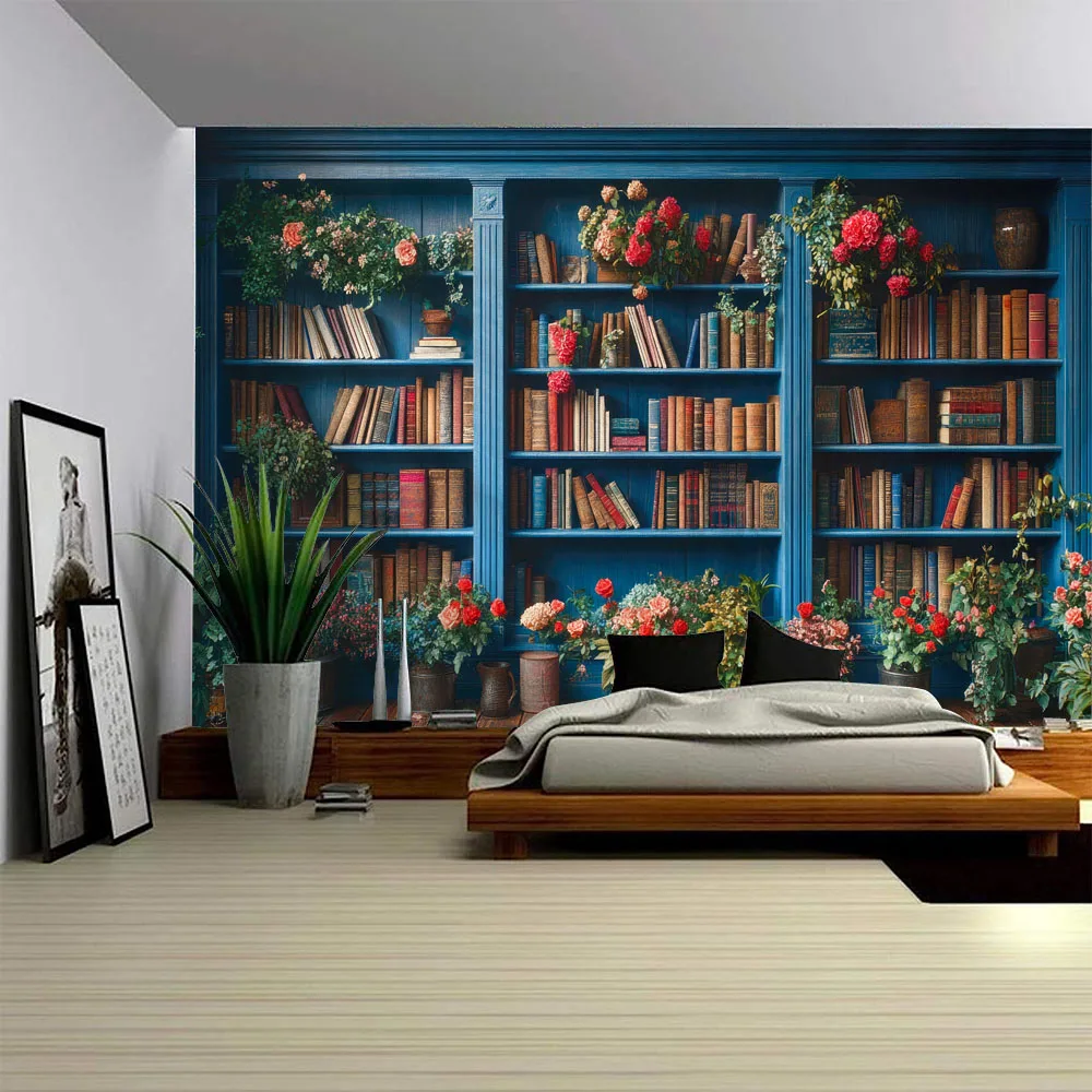 Mysterious Bookshelf, Tapestry - Bookshelf ulasan dan harga
