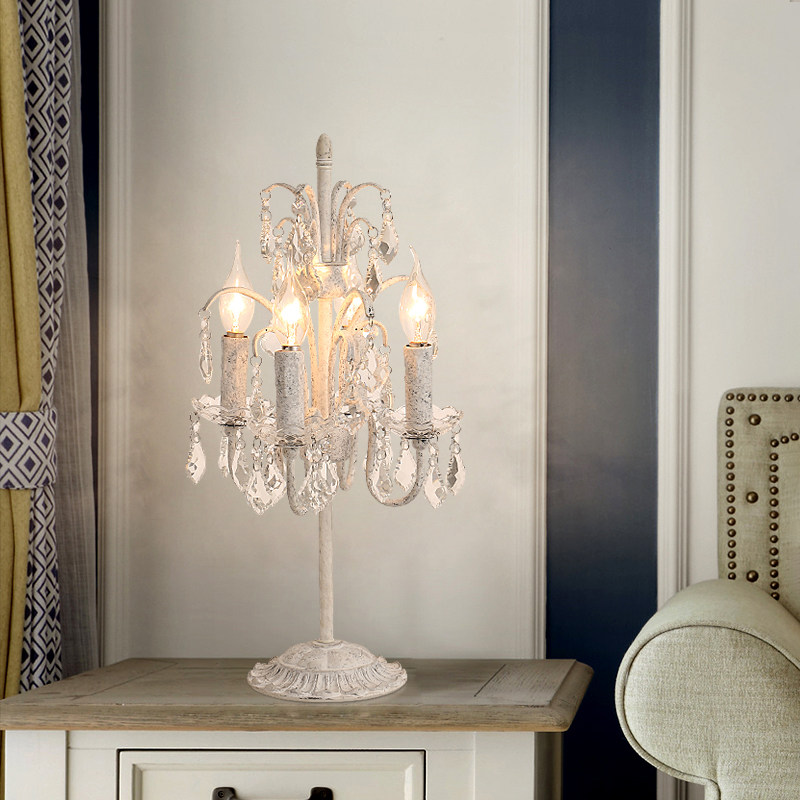 American retro bedside lamp Fr - Desk Lamp ulasan dan harga