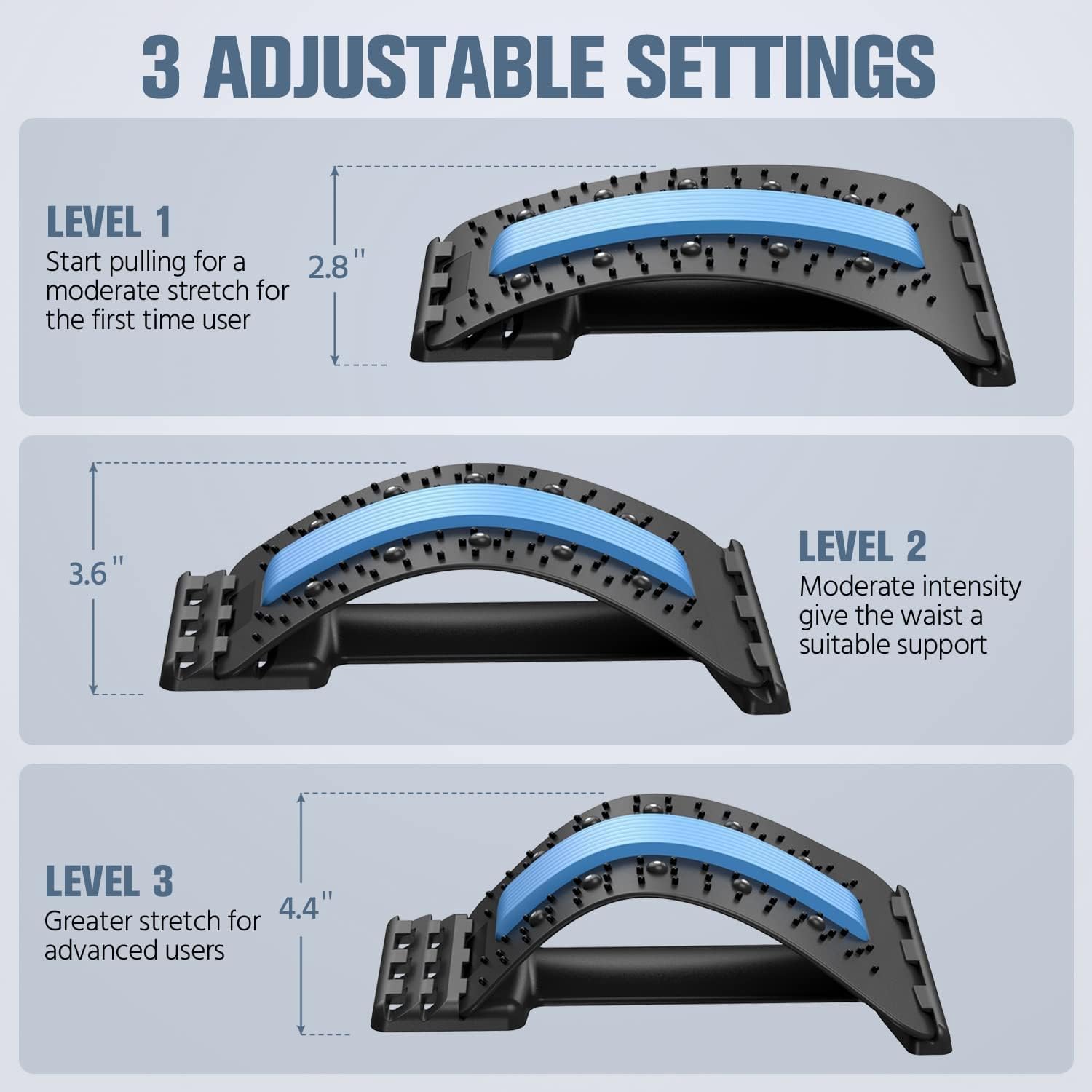 Multi-Level Back Stretching De - Office Stool ulasan dan harga