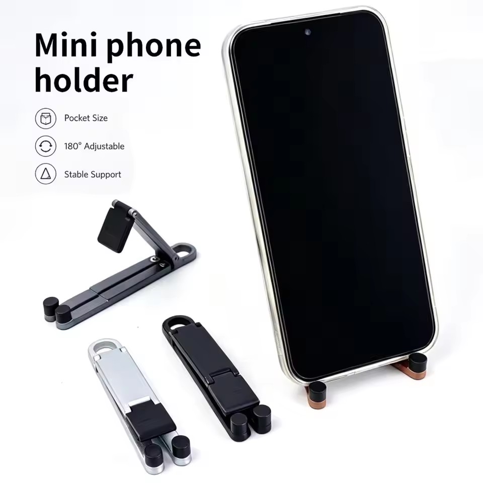 Mini Keychain Foldable Phone B - Mobile Pedestal Cabinet ulasan dan harga