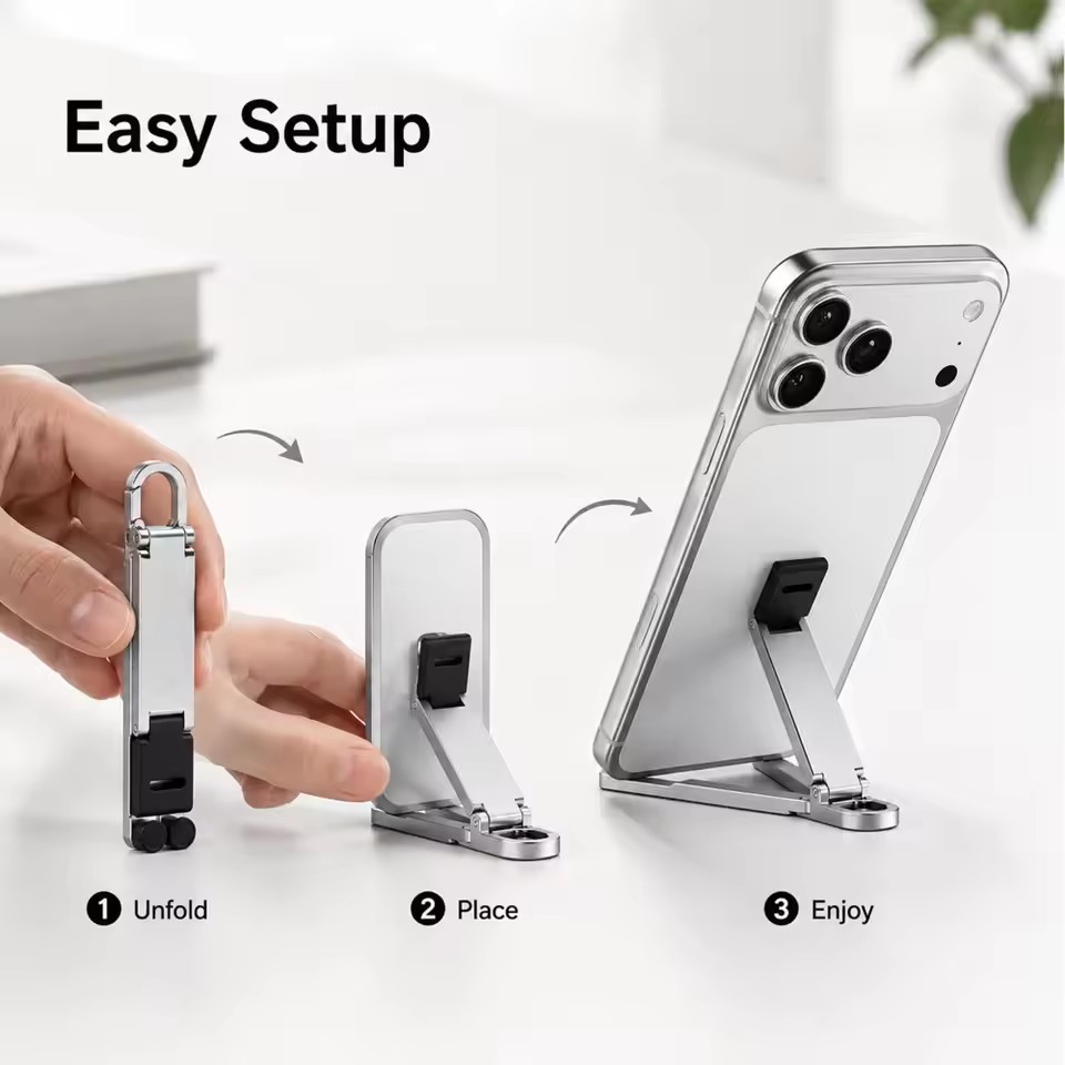 Mini Keychain Foldable Phone B - Mobile Pedestal Cabinet ulasan dan harga
