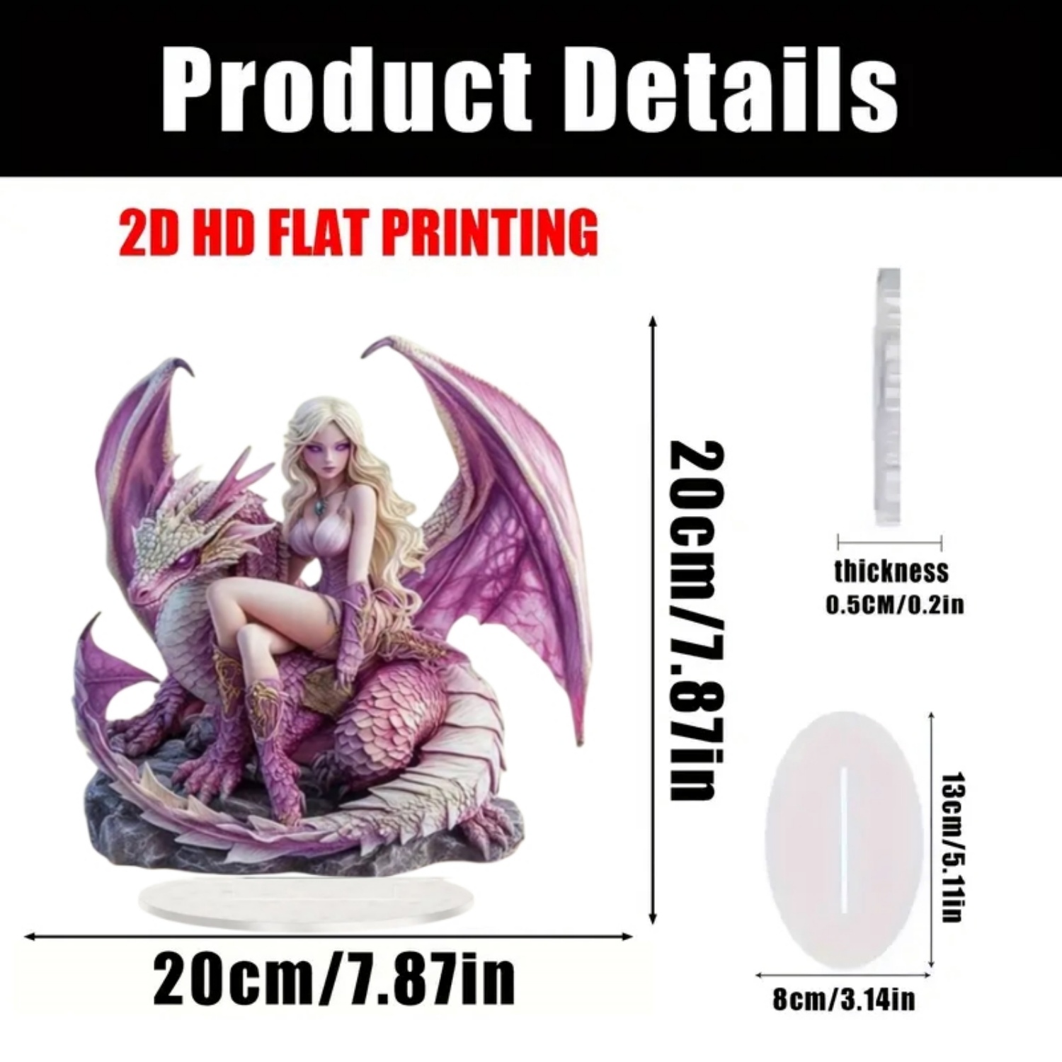 Fairy Statue,2D Flat Acrylic P - Office Furniture Brands ulasan dan harga