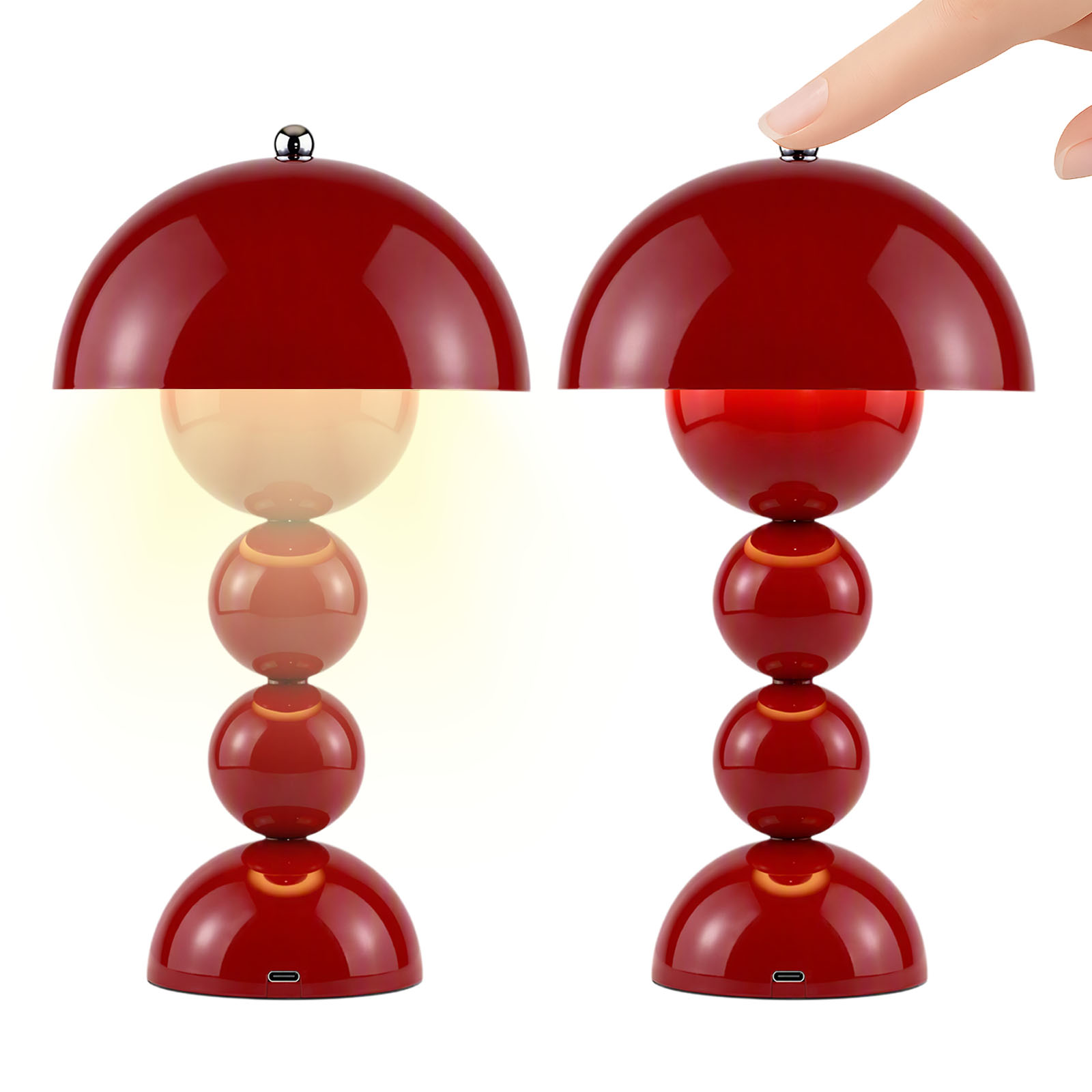 USB Mushroom Bud LED Table Lam - Desk Lamp ulasan dan harga