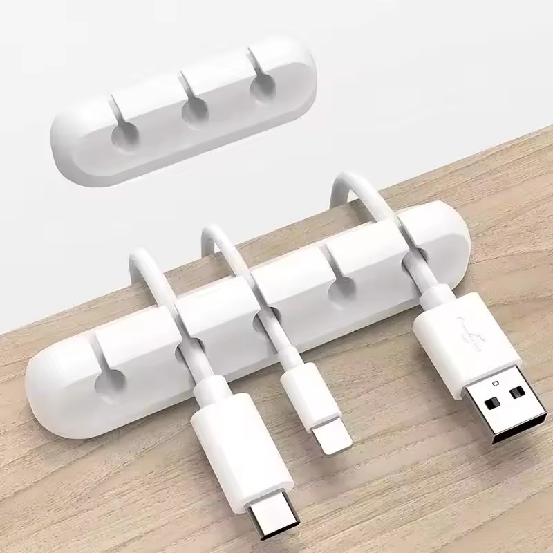 Silicone USB Cable Clip Winder - Desk Organizer ulasan dan harga