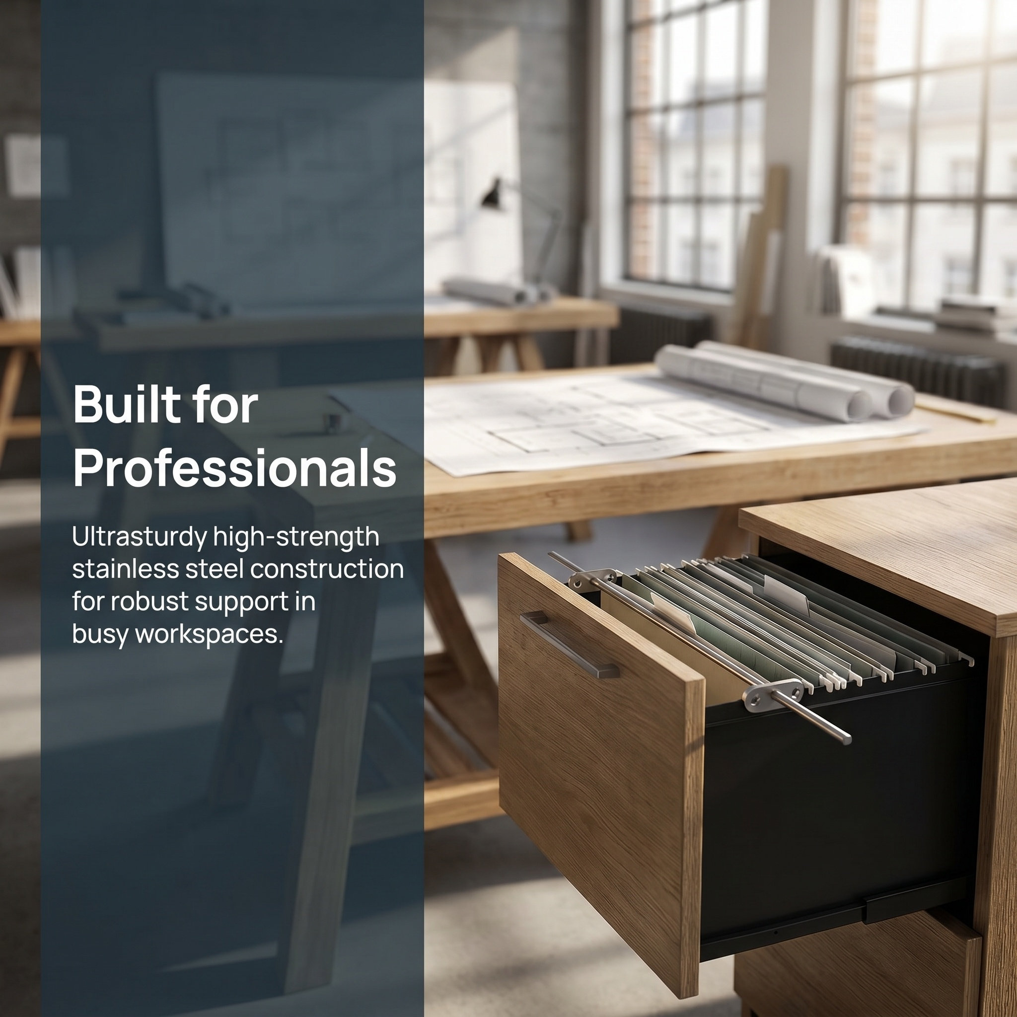 Hanging File Folder Bar Stainl - File Cabinet ulasan dan harga